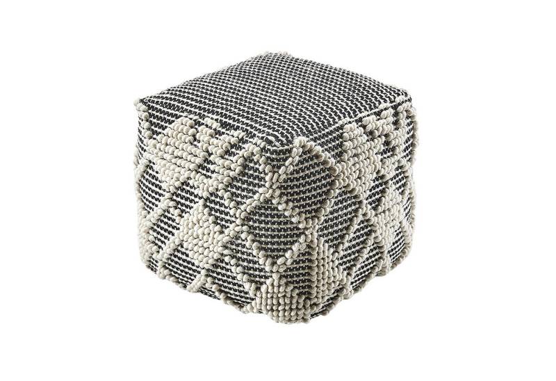 Kobolo Sitzwürfel Sitzpouf Pouf RAJA aus Baumwolle - mit Muster (1 Stück) von Kobolo