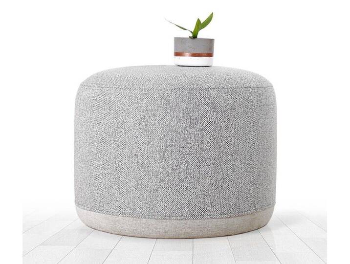 Skye Decor Pouf 100% LINEN, 10 cm x 51 cm F1164, grau von OTTO