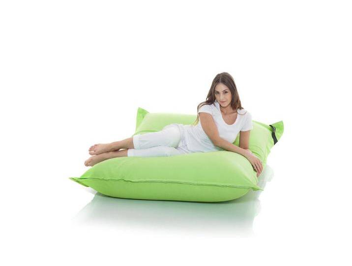 Smoothy Sitzsack Cotton Indoor XXL (180 x 140 cm), Riesensitzsack Sitzkissen Sessel aus Baumwolle, grün, Grün von OTTO