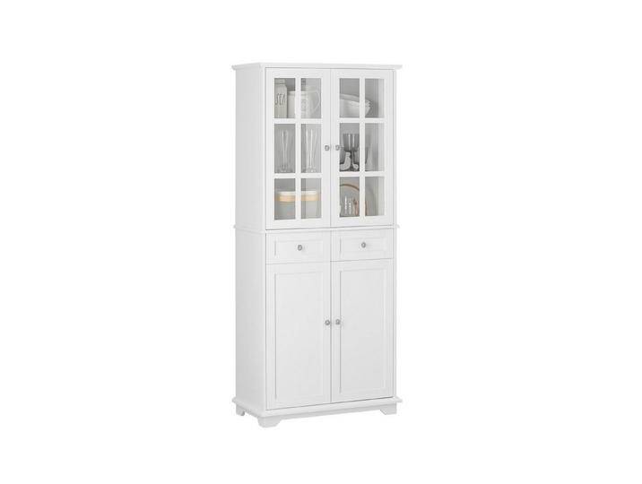 SoBuy Buffet FSB76, Sideboard Vorratschrank, mit 2 Schubladen und 2 Türen Buffet Küchenschrank Hochschrank Aufbewahrungsschrank Badezimmerschrank von OTTO