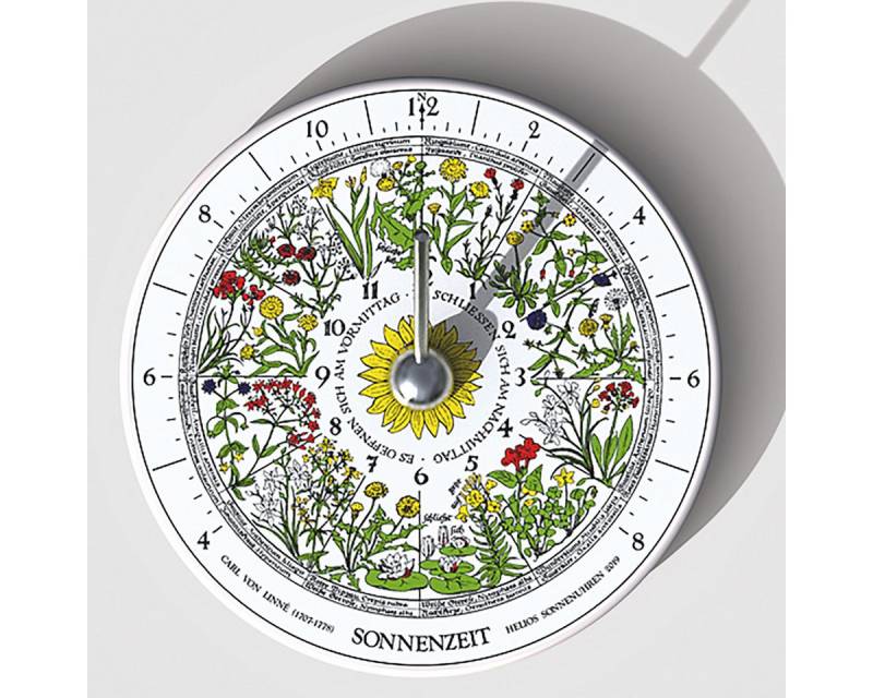 Sonnenuhr HORA-Sonnenuhr »Floris« nach Carl von Linné. von OTTO