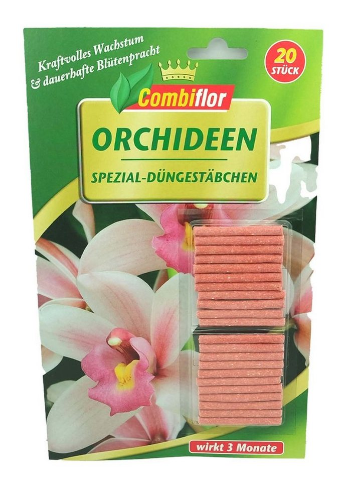 Combiflor Blumendünger Combiflor Düngestäbchen für Orchideen, Packung, Düngestäbchen, Dünger Pflanzenpflege Düngestäbchen Düngerstäbchen von Combiflor