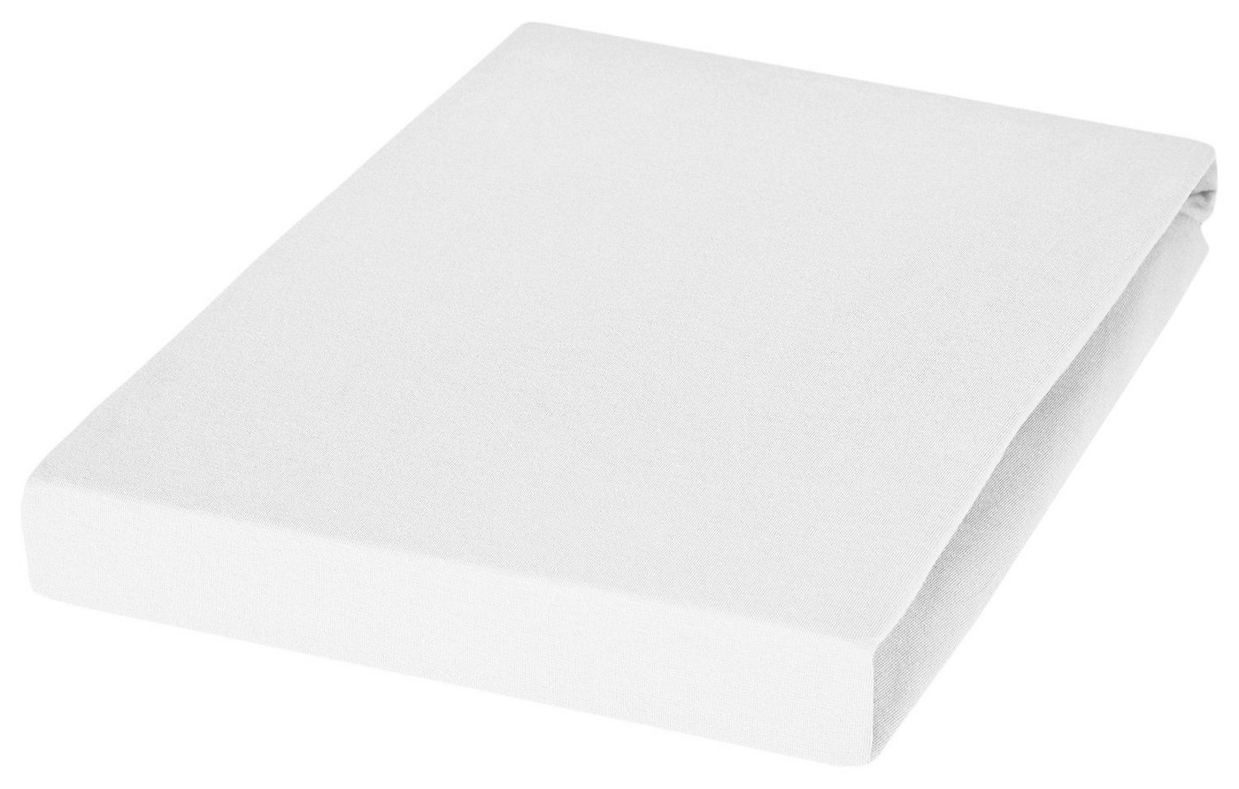 Spannbettlaken CUBI, Weiß, Baumwolle, 70 x 140 cm, wasserdicht, Flanell, Gummizug: rundum, (1 Stück), Made in Germany von OTTO