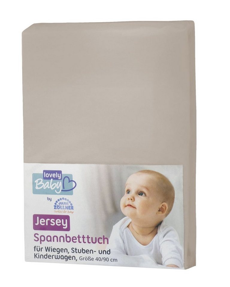 Babybettbezug Spannbettlaken LOVELY BABY (LB 90x40 cm) LB 90x40 cm braun von OTTO