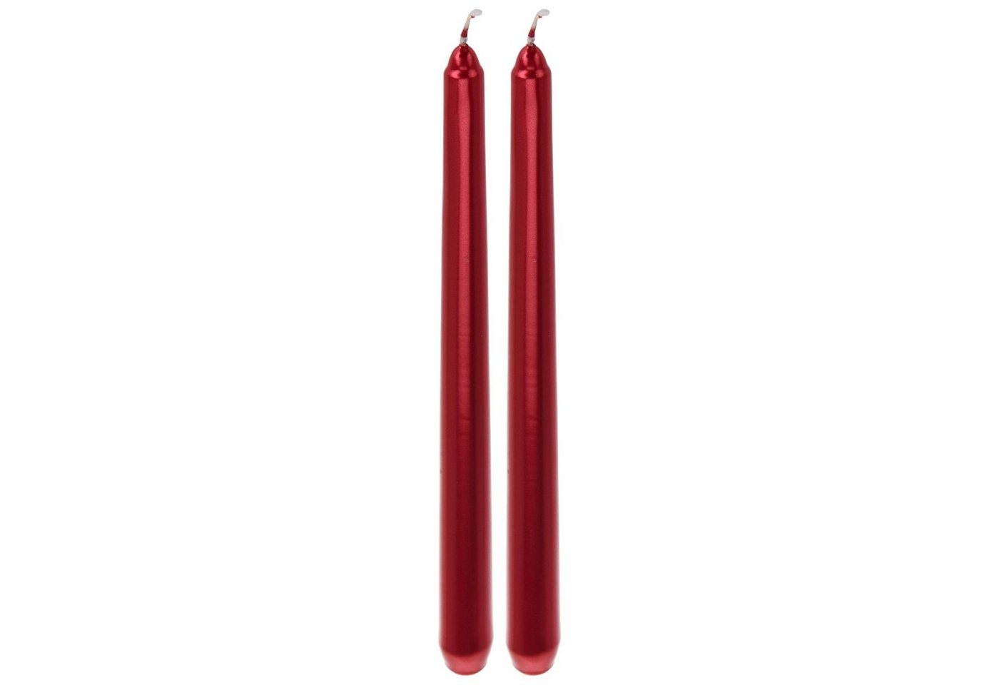 Spitzkerze Spitzkerze 2er Set CLIONA, Rot, Ø 2 cm von OTTO