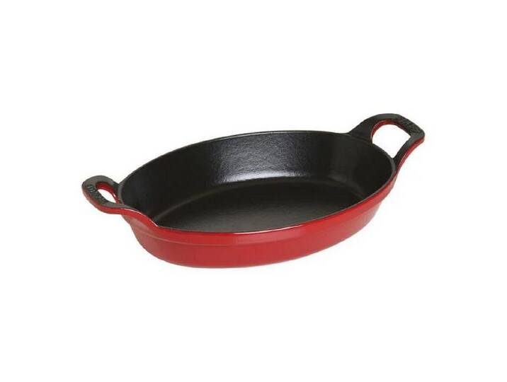Staub Auflaufform Auflaufform Ofenform, 24 cm Gusseisen Kirsch-Rot, Gusseisen, (1-St), rot von OTTO