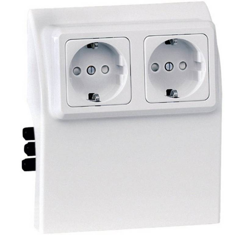 EMZ Elektro-Marketing-Zentrale GmbH Steckdose 75582 Elektro-Sockelleistensystem Steckdosencontainer Weiß 1 St. von EMZ Elektro-Marketing-Zentrale GmbH