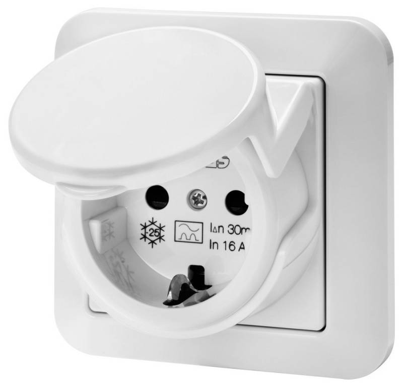 Steckdose Gewiss GW95524 Unterputz-Fehlerstrom-Sicherheitssteckdose IP44 von OTTO