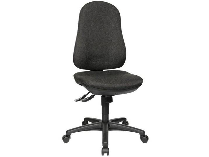 Steelboxx Drehstuhl Bürodrehstuhl Bandscheiben Schreibtischstuhl Drehstuhl Bürostuhl (1), Sitztechnik: Permanent-Mechanik, grau, Anthrazit von OTTO