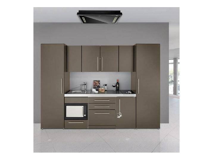Stengel Küchenzeile 300 cm Küchenblock mit Elektrogeräten, Exklusive Metallküche, Luxuriöses Design, langlebige Materialien, top Komfort., braun von OTTO