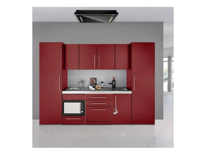 Stengel Küchenzeile 300 cm Küchenblock mit Elektrogeräten, Exklusive Metallküche, Luxuriöses Design, langlebige Materialien, top Komfort., rot von OTTO
