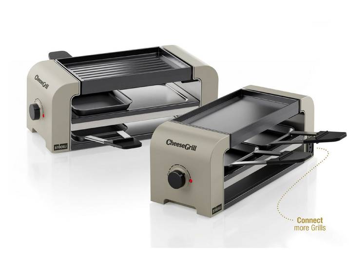 Stöckli Raclette Stöckli Raclette CheeseGrill 2 Connect Set Ivory Gold Stöckli Raclette Stöckli Raclette CheeseGrill 2 Connect Set Ivory Gold von OTTO