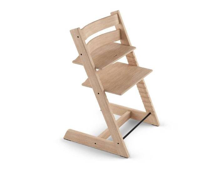 Stokke Hochstuhl TRIPP TRAPP Kinderhochstuhl, verstellbarer und mitwachsender Hochstuhl, Lebenslanger Begleiter am Esstisch, beige, Eiche, Oak Natural von OTTO