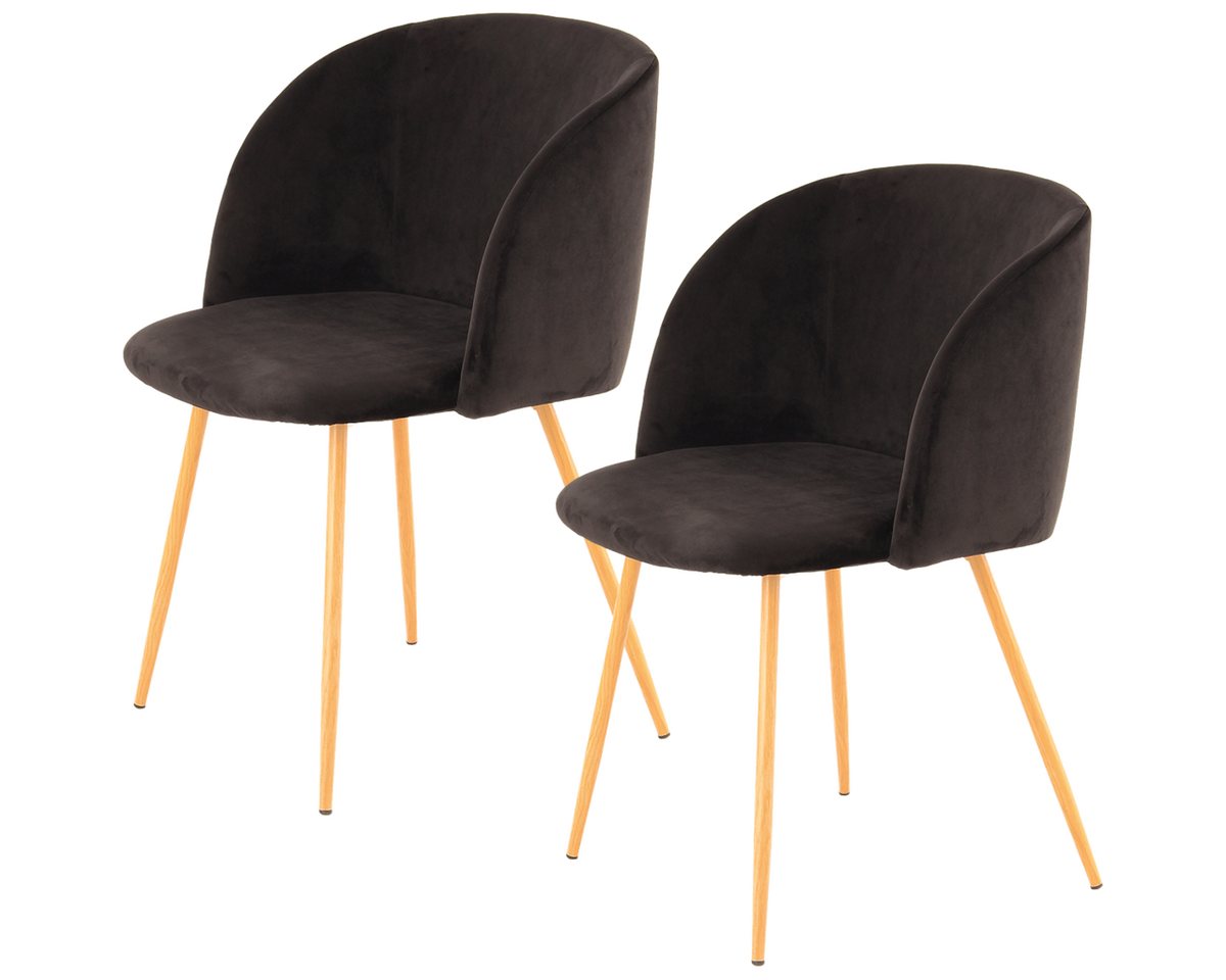 Stuhl Kayoom Stuhl Celina 110 2er-Set Schwarz von OTTO