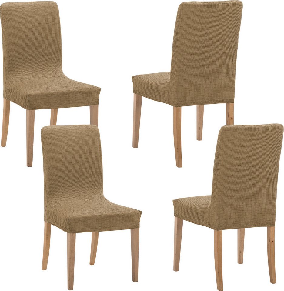 Stuhlhusse Stuhlhusse "Berlin" 4er-Pack, Uni von OTTO