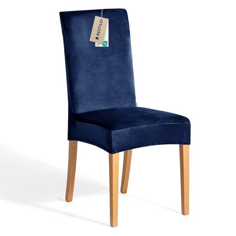 Restilo Stuhlhusse Stuhlhusse Stretch Stuhlbezug mit Gummiband Abnehmbar, waschbar von Restilo