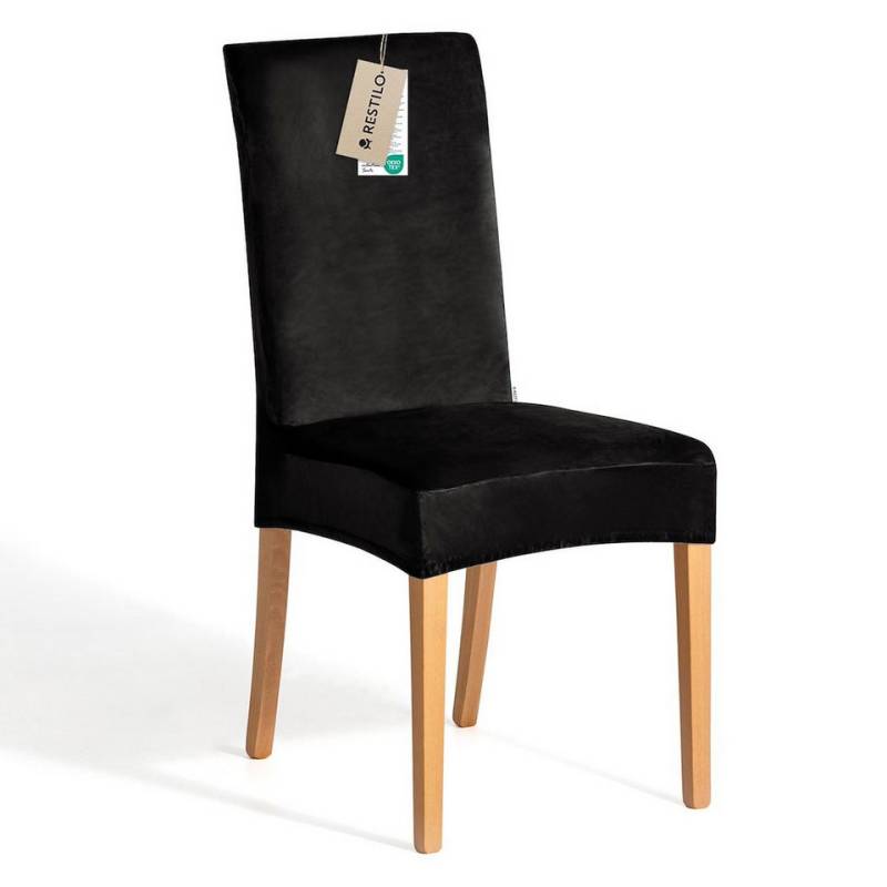 Restilo Stuhlhusse Stuhlhusse Stretch Stuhlbezug mit Gummiband Abnehmbar, waschbar von Restilo