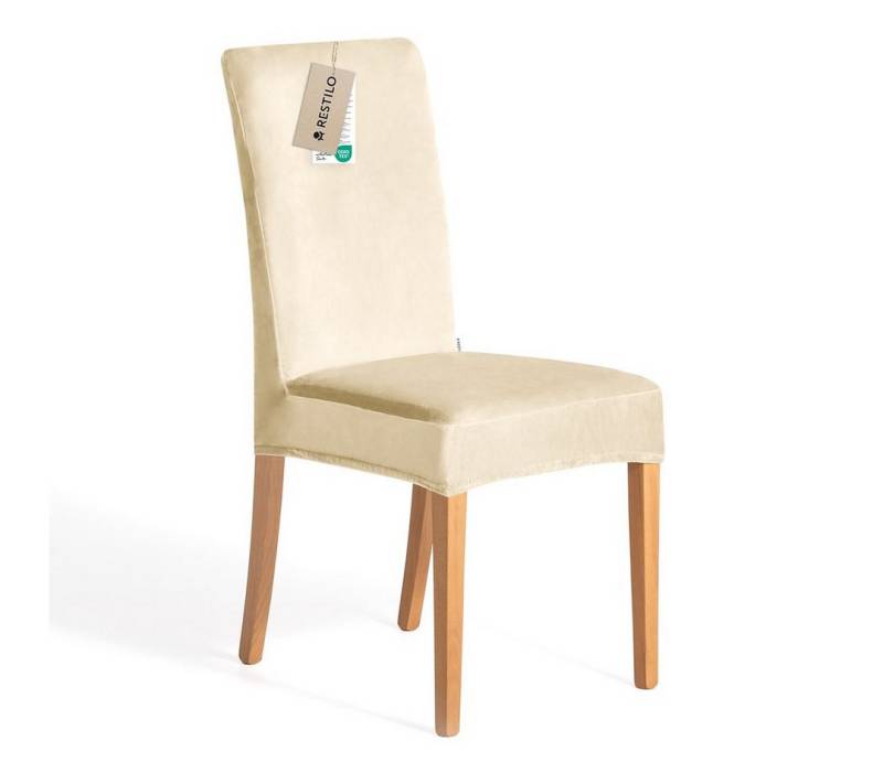 Restilo Stuhlhusse Stuhlhusse Stretch Stuhlbezug mit Gummiband Abnehmbar, waschbar von Restilo