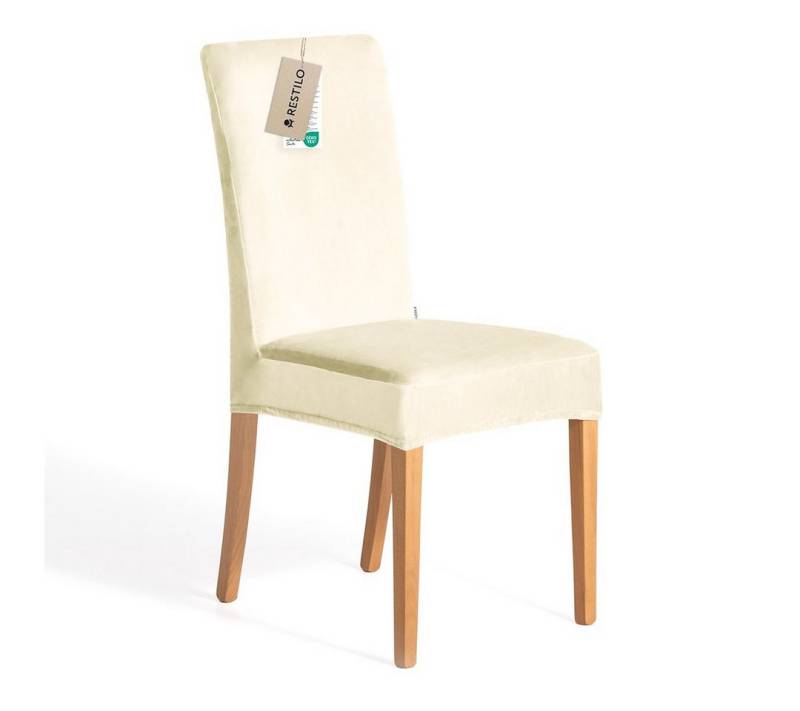 Restilo Stuhlhusse Stuhlhusse Stretch Stuhlbezug mit Gummiband Abnehmbar, waschbar von Restilo