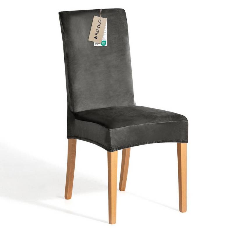 Restilo Stuhlhusse Stuhlhusse Stretch Stuhlbezug mit Gummiband Abnehmbar, waschbar von Restilo