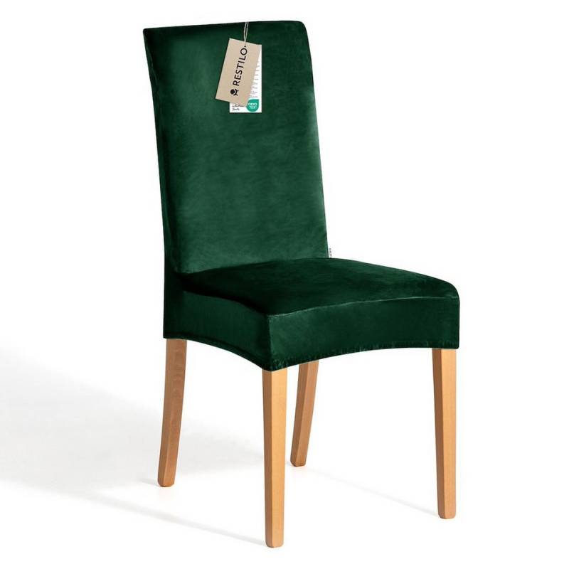 Restilo Stuhlhusse Stuhlhusse Stretch Stuhlbezug mit Gummiband Abnehmbar, waschbar von Restilo