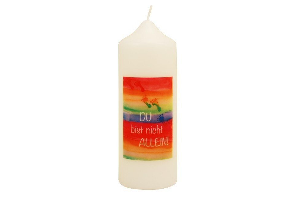 Stumpenkerze Kerze Du bist nicht allein! Stumpenkerze Kerze Du bist nicht allein! von OTTO