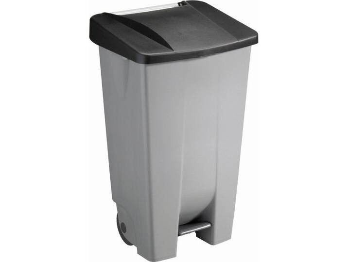 Sunware Papierkorb Abfallcontainer Kunststoff 120l grau mit schwarzem Deckel, grau schwarz Sunware Papierkorb Abfallcontainer Kunststoff 120l grau mit schwarzem Deckel, grau schwarz von OTTO