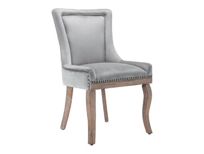 Sweiko Esszimmerstuhl (Wohnzimmerstuhl mit Rückenlehne und Massivholzbeinen, 4 St), Küchenstuhl, grau, 4 St., Grau von OTTO