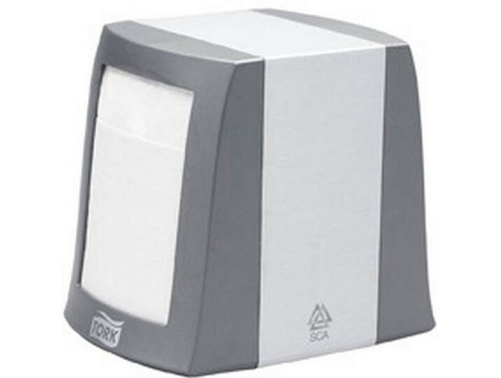 TORK Geschirr-Set Serviettenspender für Spender-Servietten 25x30cm (N2-System) Alumiuniu, grau von OTTO