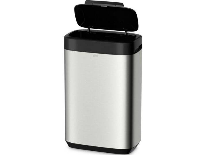 TORK Mülleimer Abfallbehälter Image Design Line 50 Liter Edelstahl (16 Stück), silberfarben von OTTO