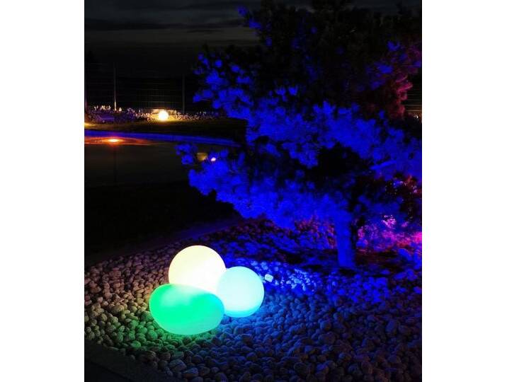 TRANGO LED Solarleuchte, 3er Set SO-00224 LED Solar-Leuchtkugel IP44 Solar Leuchtstein in 25/25/40cm Durchmesser Weiß matt mit 3000K warmweiß LED & RGB Farbwechsel LED *SNOWY* Solarkugel Kugelleuchte, warmweiß, RGB, Außenleuchte, Kugellampe TRANGO LED Solarleuchte, 3er Set SO-00224 LED Solar-Leuchtkugel IP44 Solar Leuchtstein in 25/25/40cm Durchmesser Weiß matt mit 3000K warmweiß LED & RGB Farbwechsel LED *SNOWY* Solarkugel Kugelleuchte, warmweiß, RGB, Außenleuchte, Kugellampe von OTTO