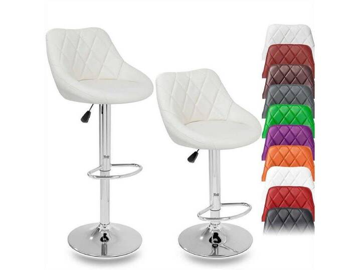 TRESKO Barhocker, 2er Set Barhocker mit Lehne - Barstuhl höhenverstellbar - Barstühle, beige, Beige TRESKO Barhocker, 2er Set Barhocker mit Lehne - Barstuhl höhenverstellbar - Barstühle, beige, Beige von OTTO