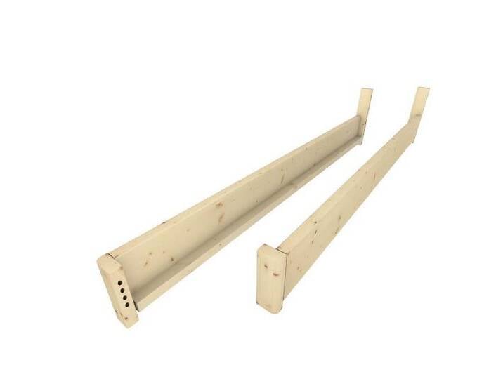 TUGA-Holztech Massivholzbett Famielenbett Familien-Nesterl Rückbau-Set 200/23 Fichte, Breite 270, 360, Doppelbett/Einzelbett 180, 90, Länge 200 von OTTO