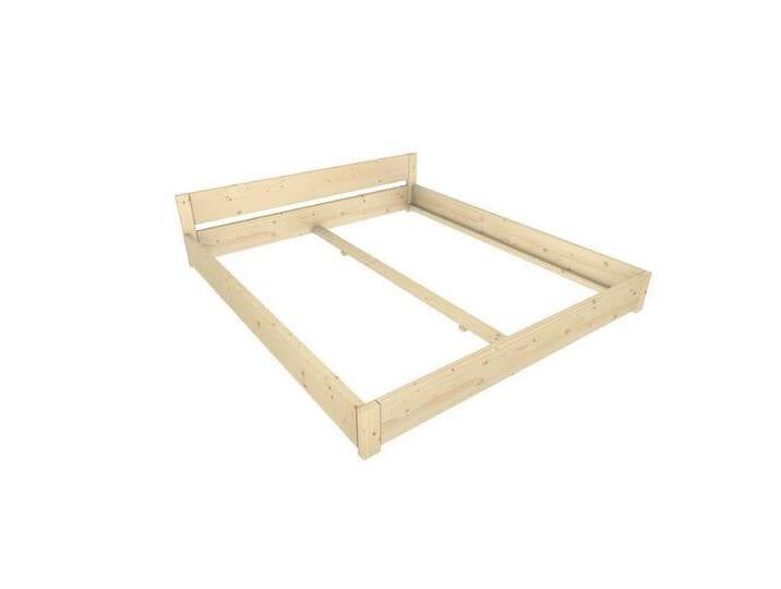 TUGA-Holztech Massivholzbett Familien-Nesterl Doppelbett 180 200 23 Fichte ohne Ablage, Breite 270, 360, Doppelbett/Einzelbett 180, 90, Länge 200 von OTTO