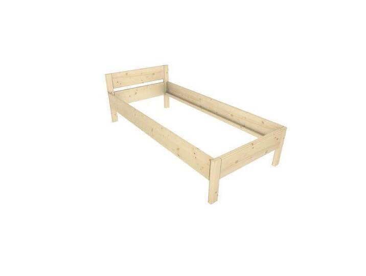 TUGA-Holztech Massivholzbett Familien-Nesterl Einzelbett 90 200 43 Fichte ohne Ablage, Breite 270, 360, Doppelbett/Einzelbett 180, 90, Länge 200 von OTTO