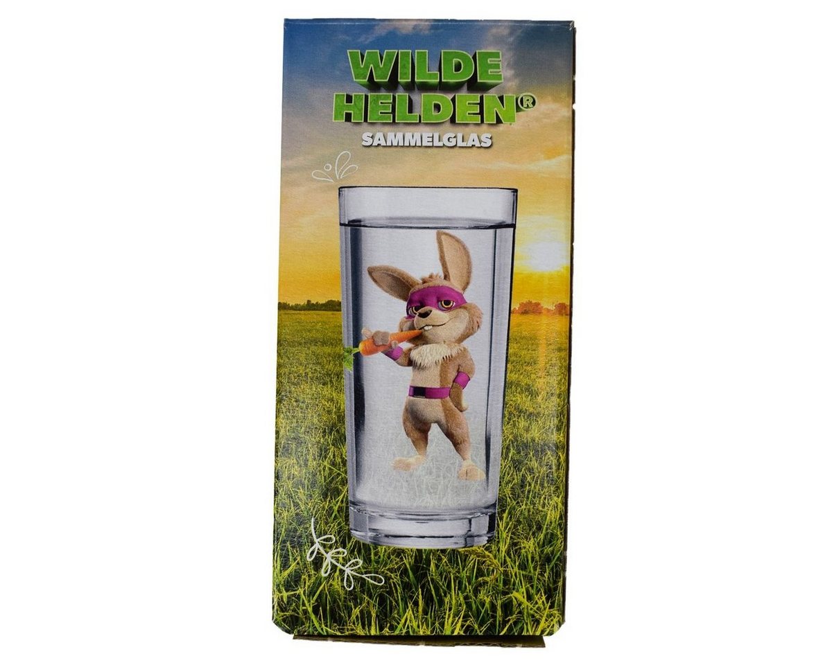 Tasse Kinderglas ca. 270 ml Wilde Helden Trinkglas Motiv wählbar Wasserglas, Glas, Sammelglas von OTTO