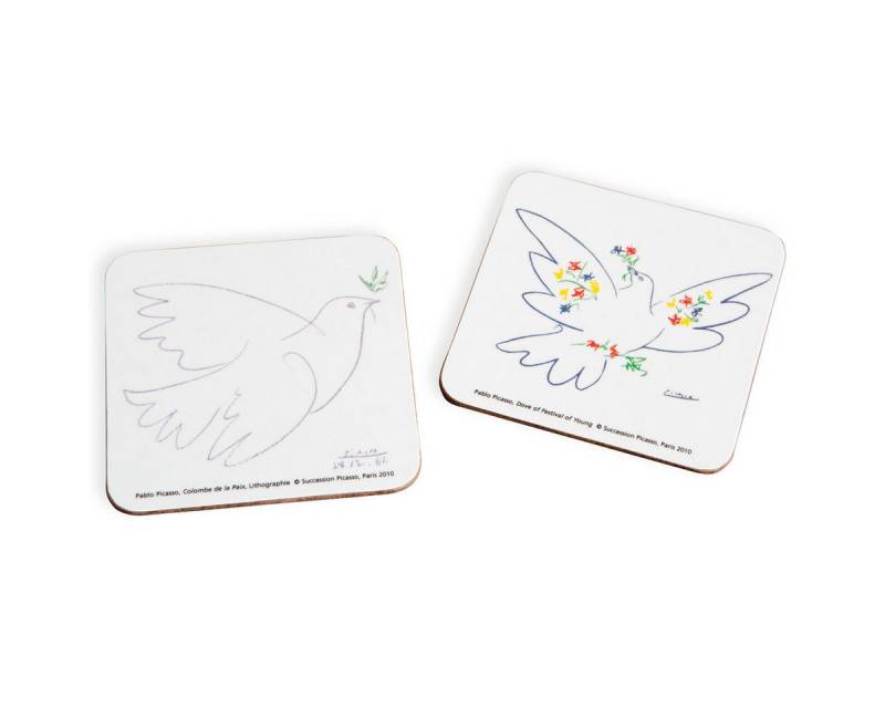 Tassenuntersetzer Untersetzer Picasso-Tauben 2er-Set von OTTO
