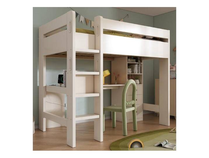 TavilaEcon Hochbett Kinderbett mit L-förmigem Schreibtisch, Regalen und Schubladen mit USB/Type-C Ladebereich, Leiter und Holzlattenrost, 90×200cm TavilaEcon Hochbett Kinderbett mit L-förmigem Schreibtisch, Regalen und Schubladen mit USB/Type-C Ladebereich, Leiter und Holzlattenrost, 90×200cm von OTTO