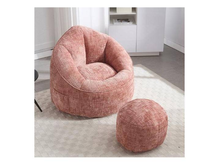 TavilaEcon Sitzsack Bequemer Sitzsack Stuhl aus Hochdruck-Schaumstoff mit Fußstütze (2 St., Sitzsack und Fußstütze), leicht zu bewegen, kein Zusammenbau erforderlich von OTTO