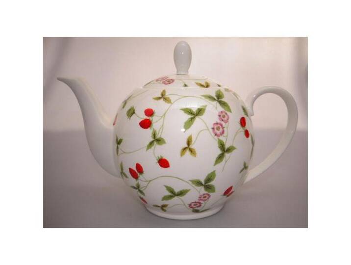 TeaLogic Tasse erdbeeren, Porzellan, Farbe: Weiß, Motiv: Erdbeeren, weiß TeaLogic Tasse erdbeeren, Porzellan, Farbe: Weiß, Motiv: Erdbeeren, weiß von OTTO