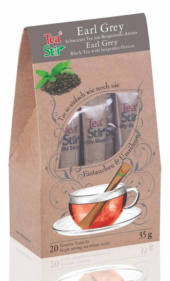 Teeglas Teesticks Natürlicher Tee 20 Sticks Früchte Koffeinfrei Earl Grey von OTTO