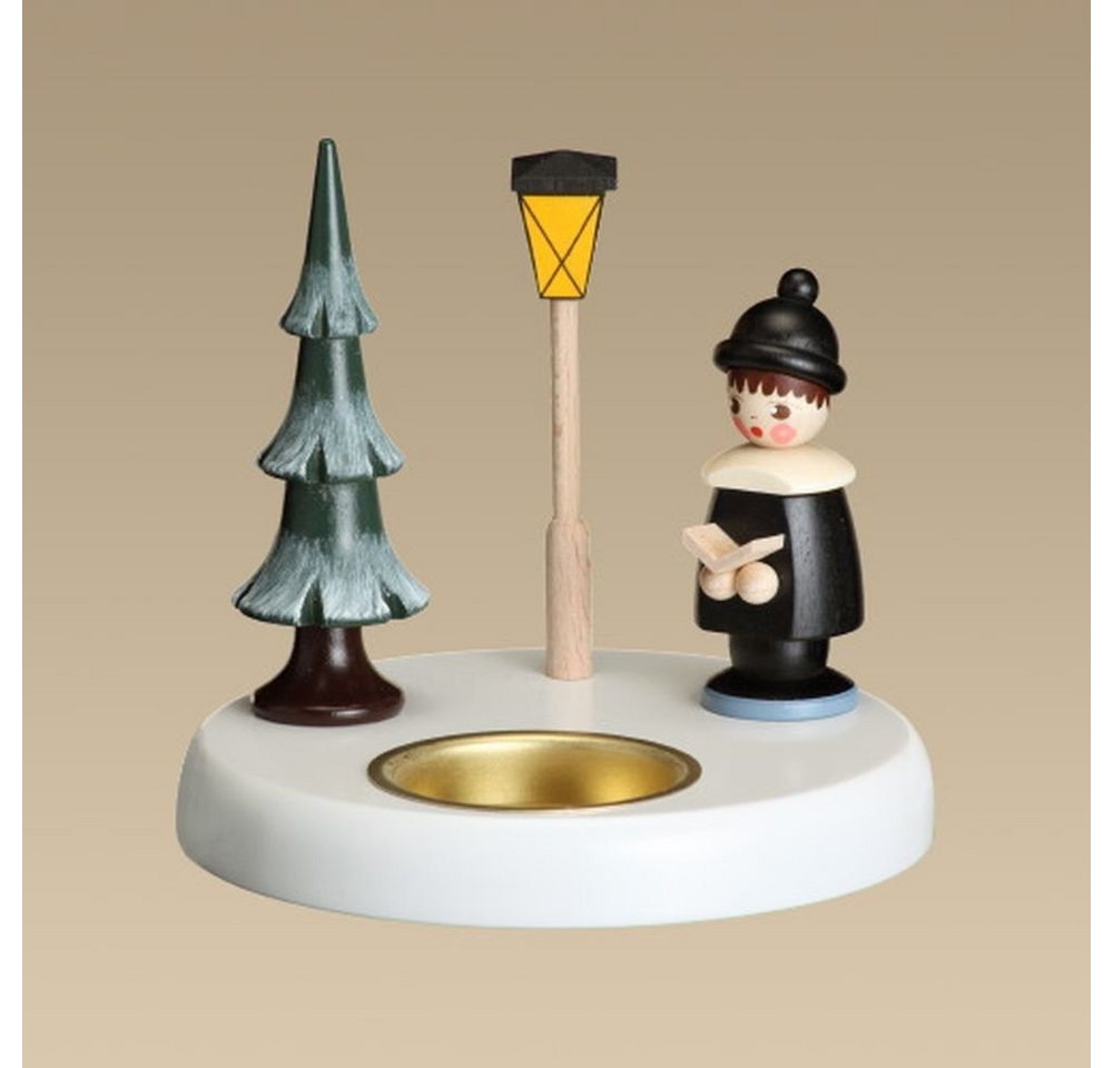 Teelichthalter Kerzenhalter Kurrendesänger schwarz Höhe ca. 10,5cm NEU von OTTO