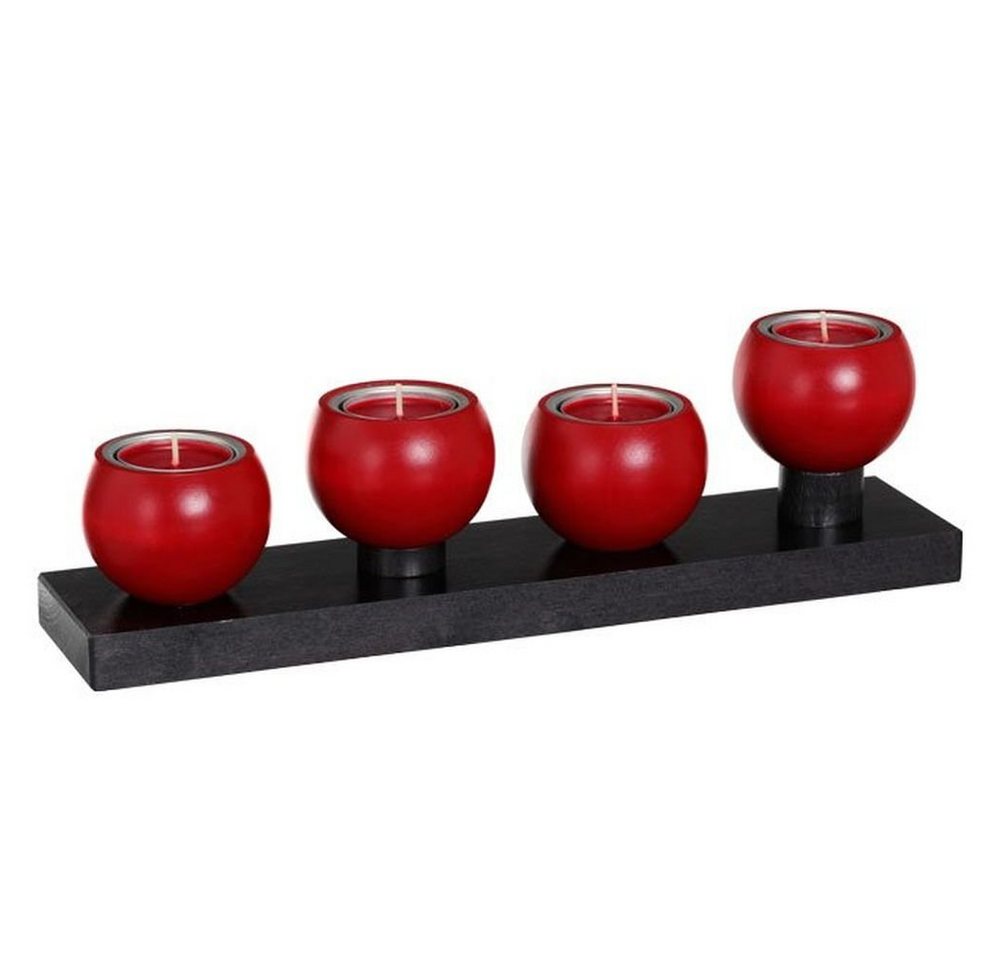 Teelichthalter Tischleuchter LUNA Anthrazit Rubinrot BxHxT 32x9x7cm NEU Teelichthalter Tischleuchter LUNA Anthrazit Rubinrot BxHxT 32x9x7cm NEU von OTTO