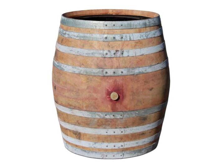 Temesso Regentonne 500L große Regentonne aus gebrauchtem Weinfass von OTTO