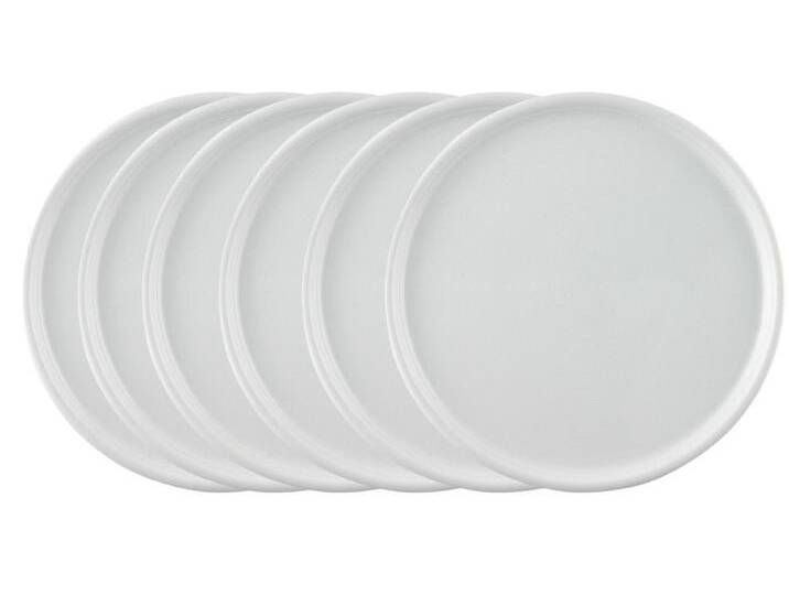 Thomas Porzellan Geschirr-Set Trend weiss Pizzateller 32 cm Set6, Porzellan, weiß von OTTO