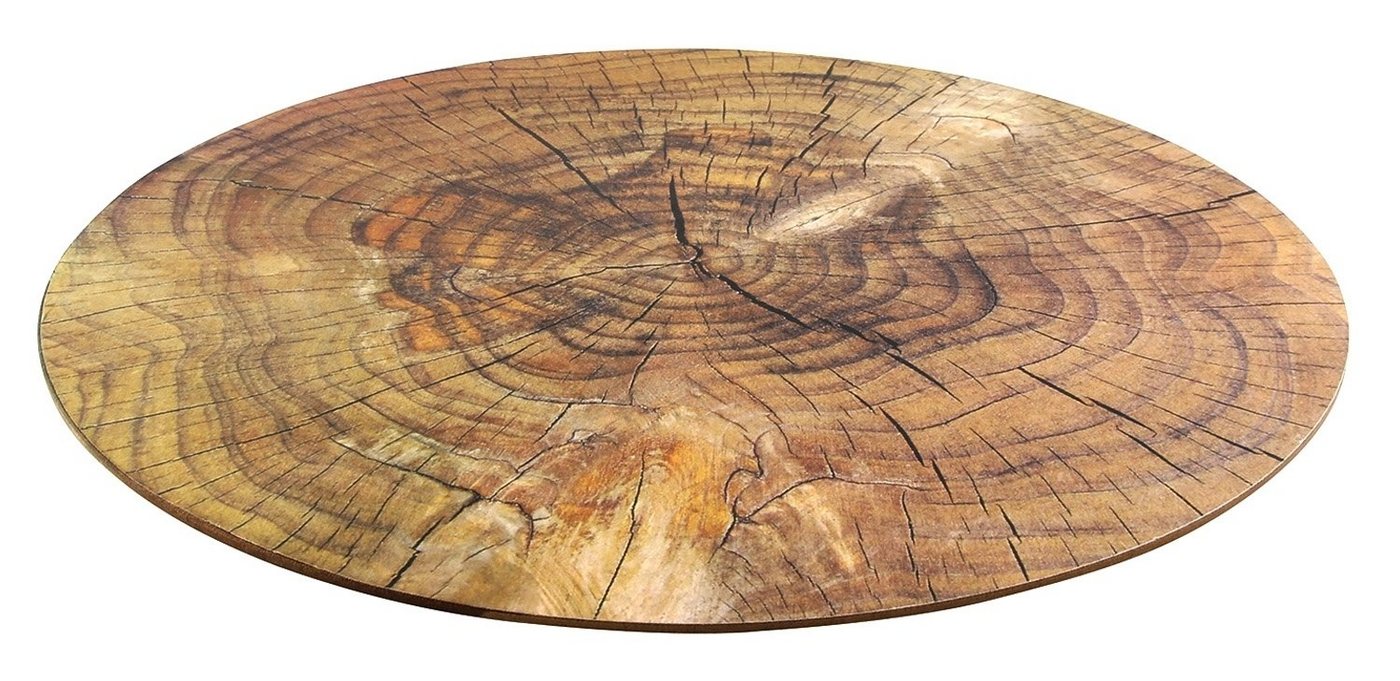 Platzset, Tisch-Set CHIM, Braun, Ø 38 cm, Kork, Kunststoff, Holzoptik von OTTO