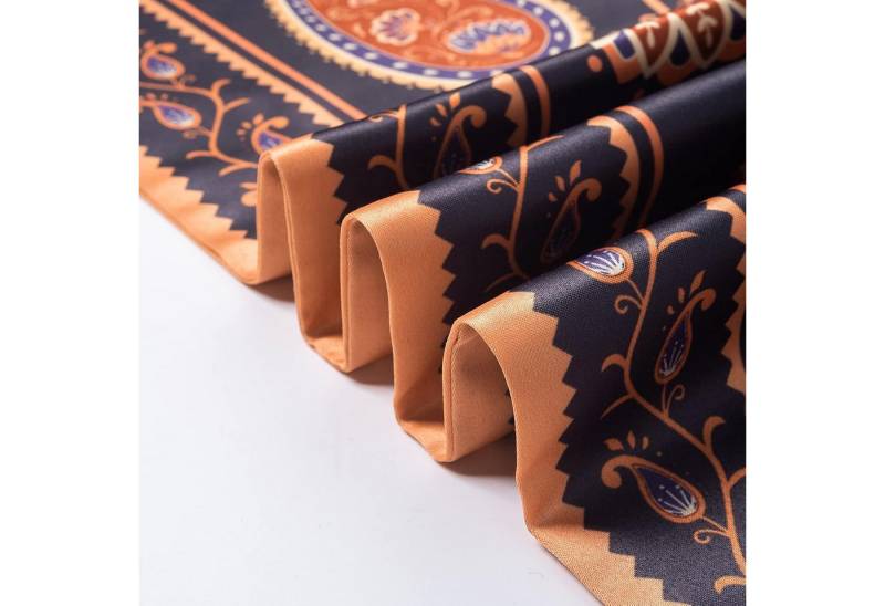 Tischläufer Tischläufer Tischdekoration Tischdecke 35x180cm Esstisch Schwarz von OTTO