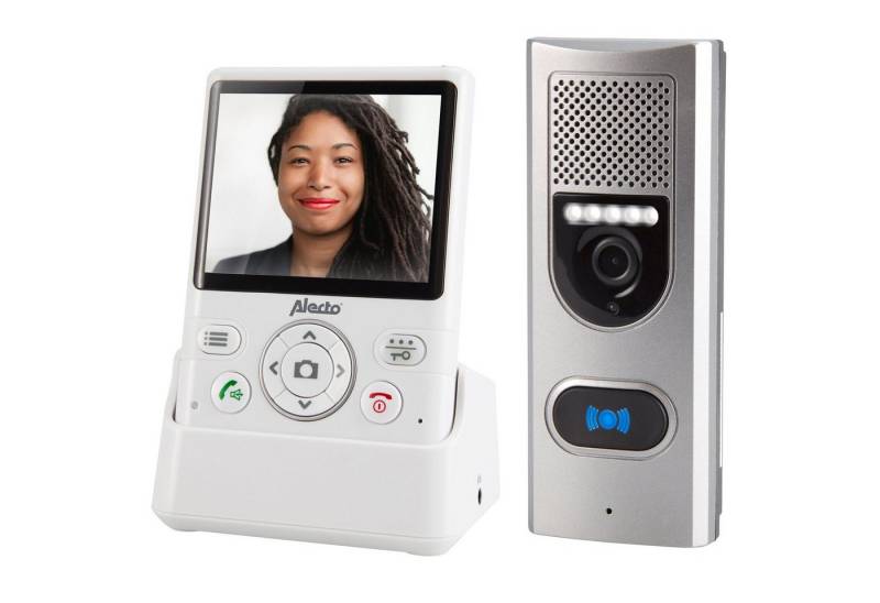 Alecto Video-Türsprechanlage Türsprechanlage mit Kamera und 3.5 Zoll Farbdisplay (Außenbereich) von Alecto