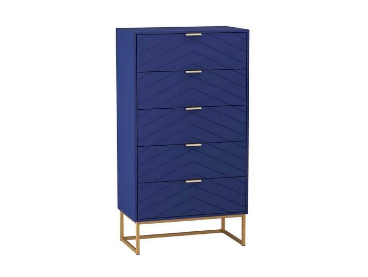 UEV Kommode mit 5 Schubladen Schrank schmal modern schubladenkommode (Sideboard für Wohnzimmer Schlafzimmer Büro Flur, Aufbewahrungsschrank mit Kisppschutz mehrzweckschrank 60cm breit), Mehrzweckschrank Highboard Beistellschrank allzweckschrank von OTTO