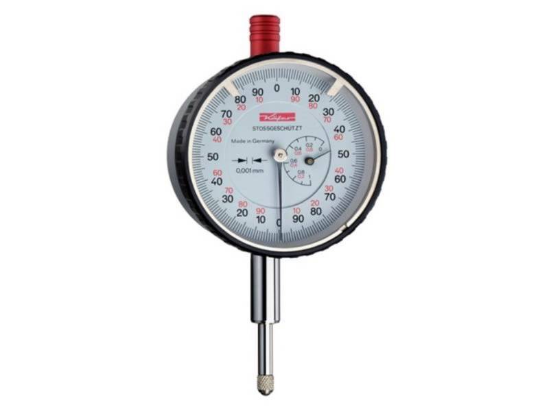 Uhr KÄFER 10056 Messuhr FM1000/5 S 5 mm Ablesung 0,001 mm mit Stoßschutz von OTTO
